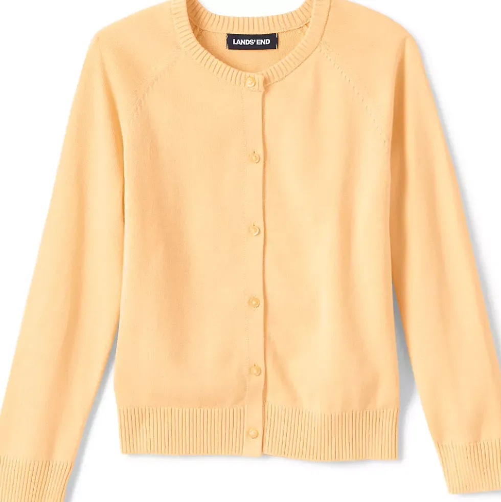 School Uniform Girls Cotton Modal Cardigan Sweater