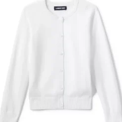 School Uniform Girls Cotton Modal Cardigan Sweater