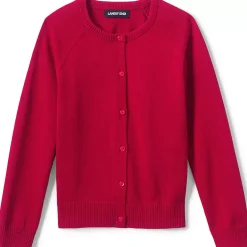School Uniform Girls Cotton Modal Cardigan Sweater