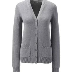 School Uniform Girls Cotton Modal Button Front Cardigan Sweater