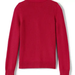 School Uniform Girls Cotton Modal Button Front Cardigan Sweater