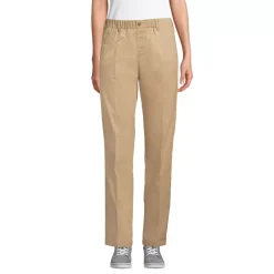 School Uniform Girls Elastic Waist Pull-On Chino Pants