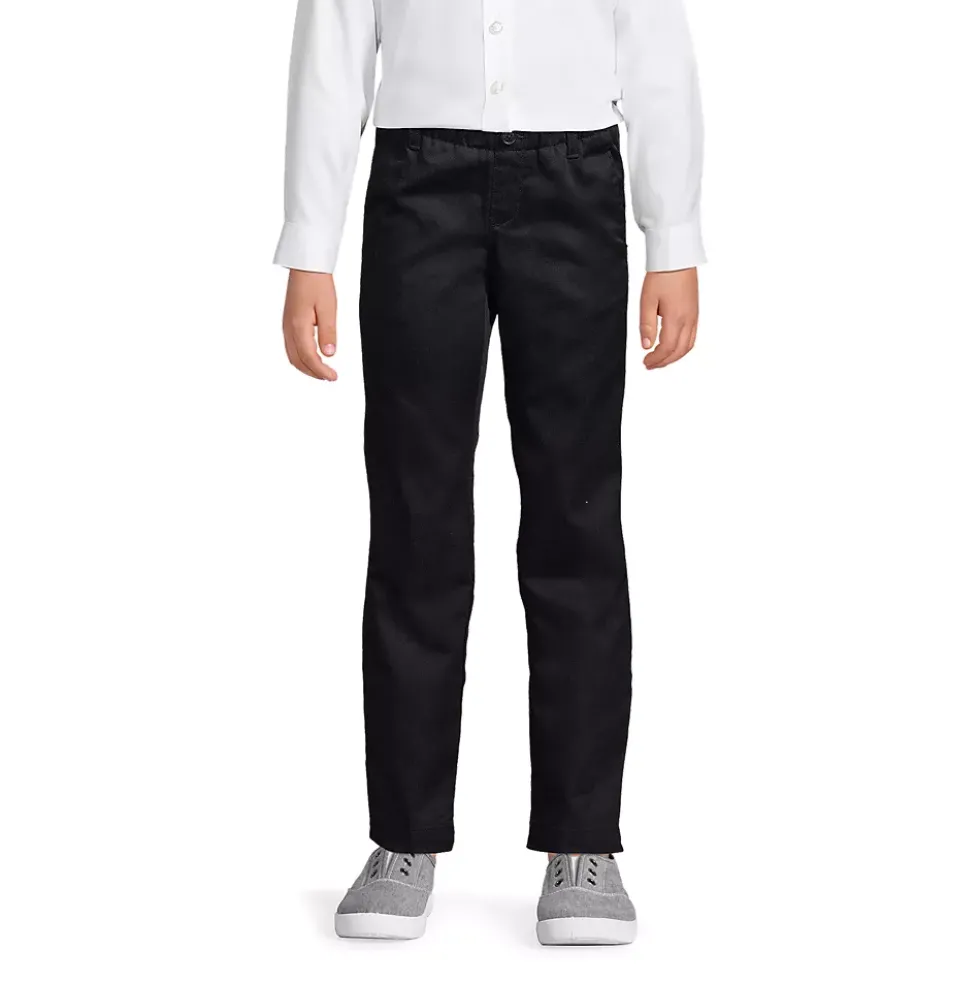 School Uniform Girls Elastic Waist Pull-On Chino Pants