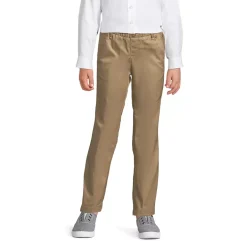 School Uniform Girls Elastic Waist Pull-On Chino Pants
