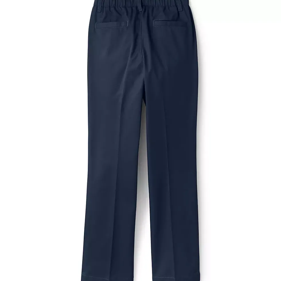 School Uniform Girls Elastic Waist Pull-On Chino Pants