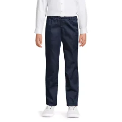 School Uniform Girls Elastic Waist Pull-On Chino Pants
