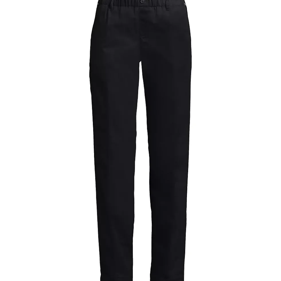 School Uniform Girls Elastic Waist Pull-On Chino Pants