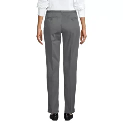 School Uniform Girls Iron Knee Blend Plain Front Chino Pants