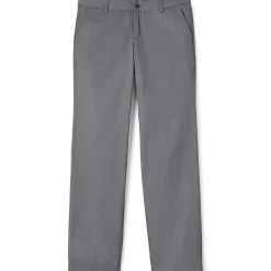 School Uniform Girls Iron Knee Blend Plain Front Chino Pants
