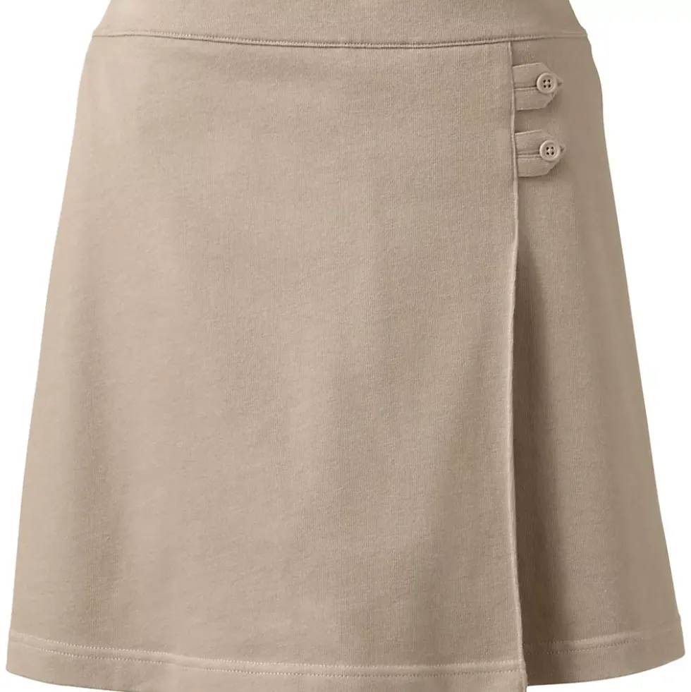 School Uniform Girls Knit Skort Above the Knee