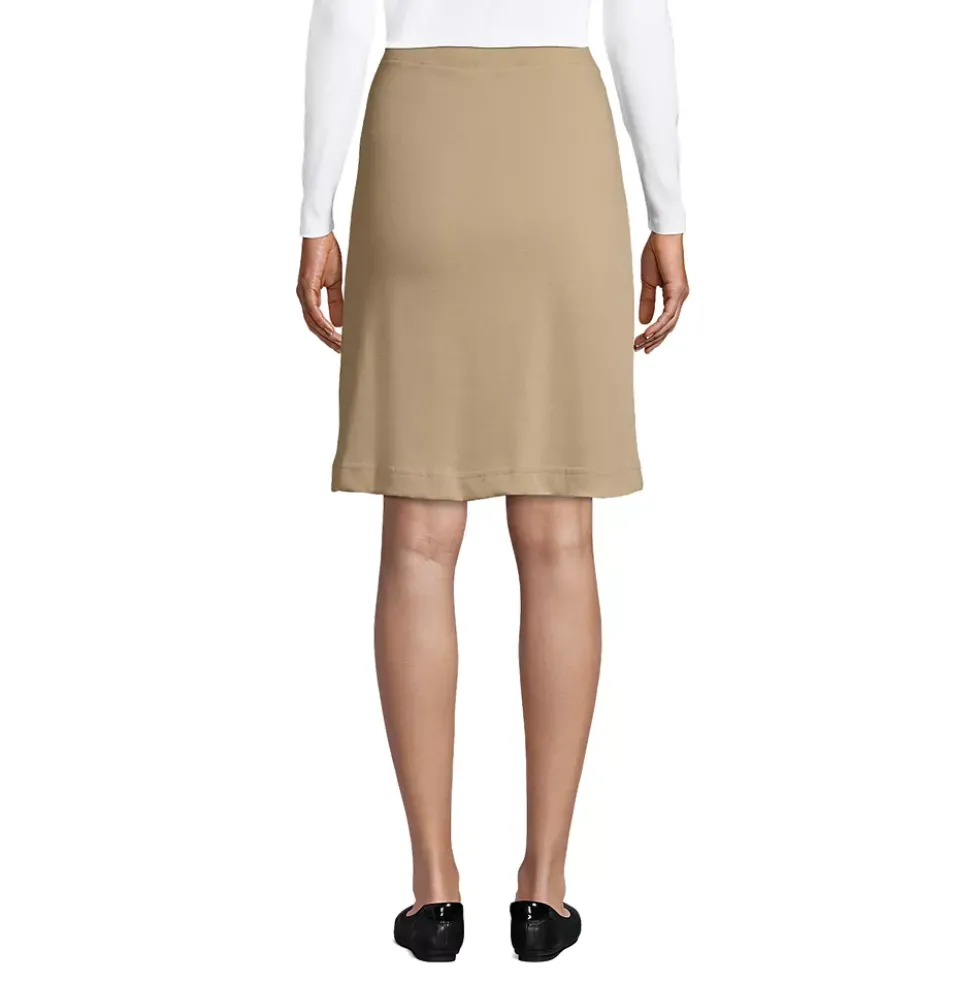 School Uniform Girls Knit Skort Above the Knee