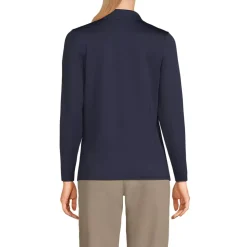 School Uniform Girls Long Sleeve Feminine Fit Rapid Dry Polo Shirt