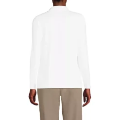 School Uniform Girls Long Sleeve Feminine Fit Rapid Dry Polo Shirt