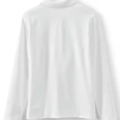 School Uniform Girls Long Sleeve Feminine Fit Rapid Dry Polo Shirt