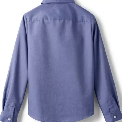 School Uniform Girls Long Sleeve Oxford Dress Shirt