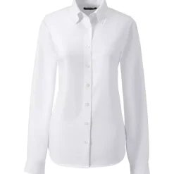 School Uniform Girls Long Sleeve Oxford Dress Shirt