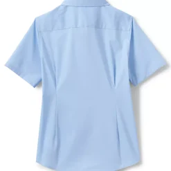School Uniform Girls No Gape Short Sleeve Stretch Shirt