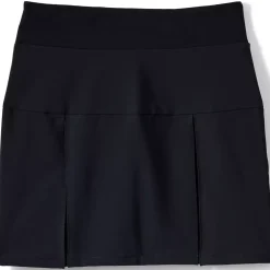 School Uniform Girls Performance Pleated Skort Above the Knee