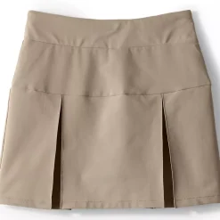 School Uniform Girls Performance Pleated Skort Above the Knee