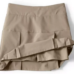 School Uniform Girls Performance Pleated Skort Above the Knee