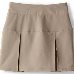 School Uniform Girls Performance Pleated Skort Above the Knee