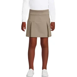 School Uniform Girls Performance Pleated Skort Above the Knee