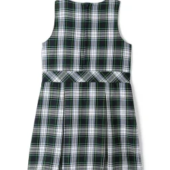 School Uniform Girls Plaid Jumper Top of Knee