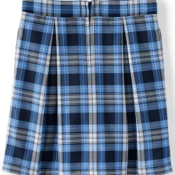 School Uniform Girls Plaid Skort Top of Knee