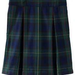 School Uniform Girls Plaid Skort Top of Knee