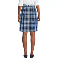 School Uniform Girls Plaid Skort Top of Knee