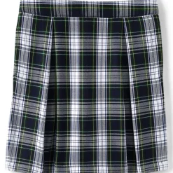 School Uniform Girls Plaid Skort Top of Knee