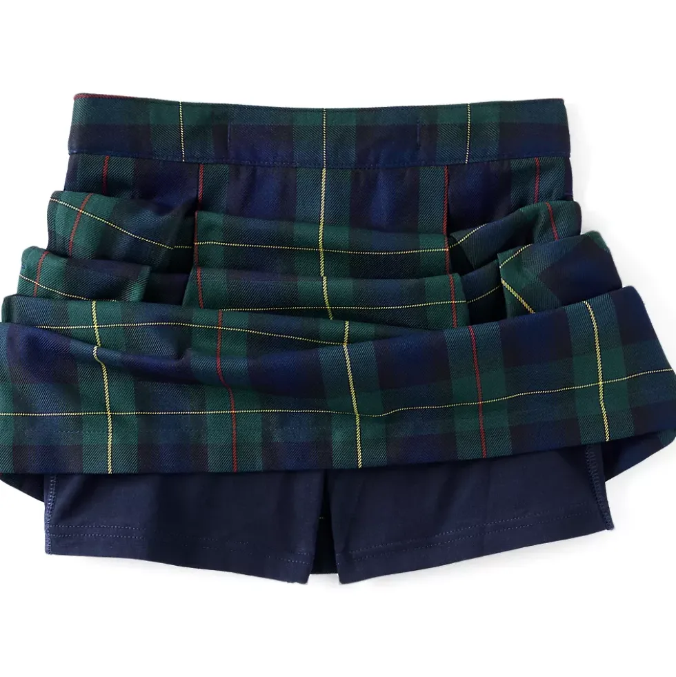 School Uniform Girls Plaid Skort Top of Knee
