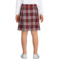 School Uniform Girls Plaid Skort Top of Knee