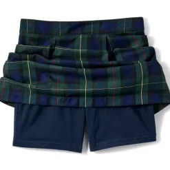 School Uniform Girls Plaid Skort Top of Knee