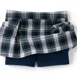 School Uniform Girls Plaid Skort Top of Knee