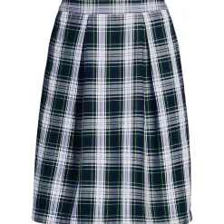 School Uniform Girls Plaid Skort Top of Knee
