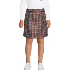 School Uniform Girls Plaid Skort Top of Knee