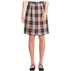 School Uniform Girls Plaid Skort Top of Knee