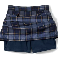 School Uniform Girls Plaid Skort Top of Knee
