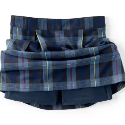School Uniform Girls Plaid Skort Top of Knee