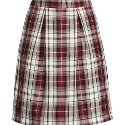 School Uniform Girls Plaid Skort Top of Knee