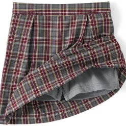 School Uniform Girls Plaid Skort Top of Knee