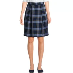 School Uniform Girls Plaid Skort Top of Knee