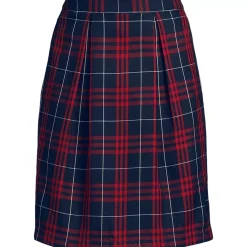 School Uniform Girls Plaid Skort Top of Knee