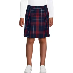 School Uniform Girls Plaid Skort Top of Knee