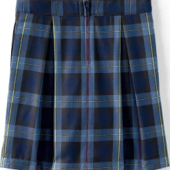 School Uniform Girls Plaid Skort Top of Knee
