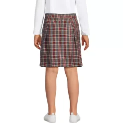 School Uniform Girls Plaid Skort Top of Knee