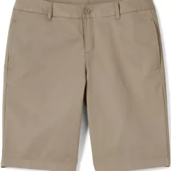 School Uniform Girls Plain Front Blend Chino Shorts