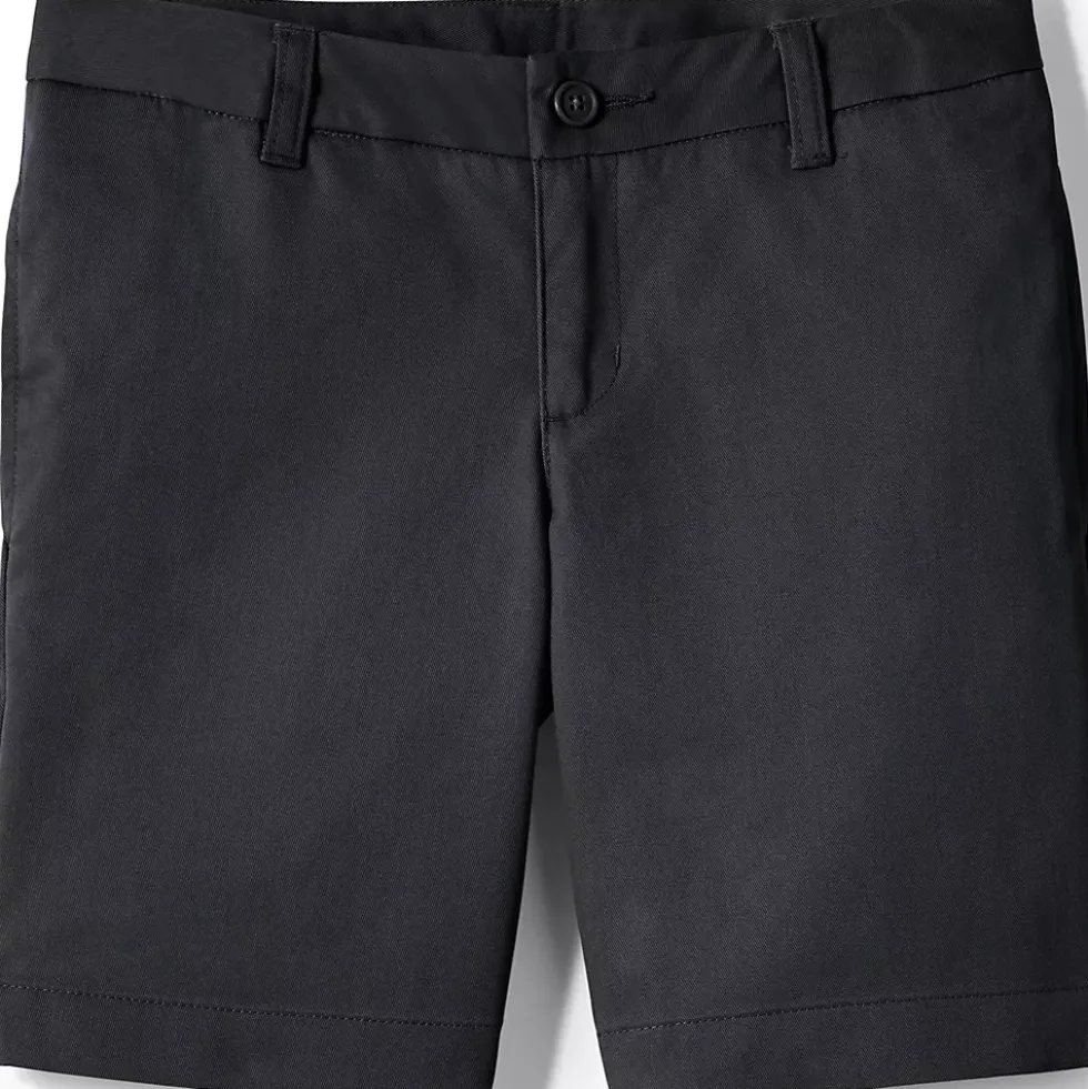 School Uniform Girls Plain Front Blend Chino Shorts