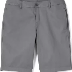 School Uniform Girls Plain Front Blend Chino Shorts